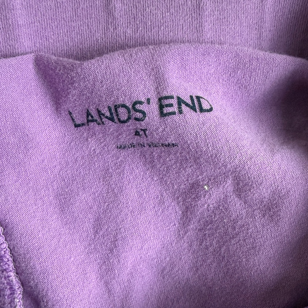 Lands' End Lavender Skater Skirt 4T - Picture 2 of 4